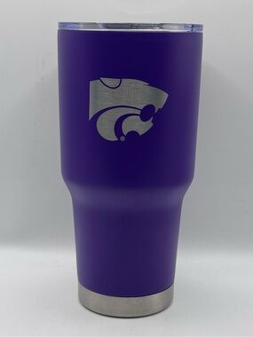 THE MEMORY COMPANY Kansas State Wildcats 30oz Stainless Steel Travel Tumbler